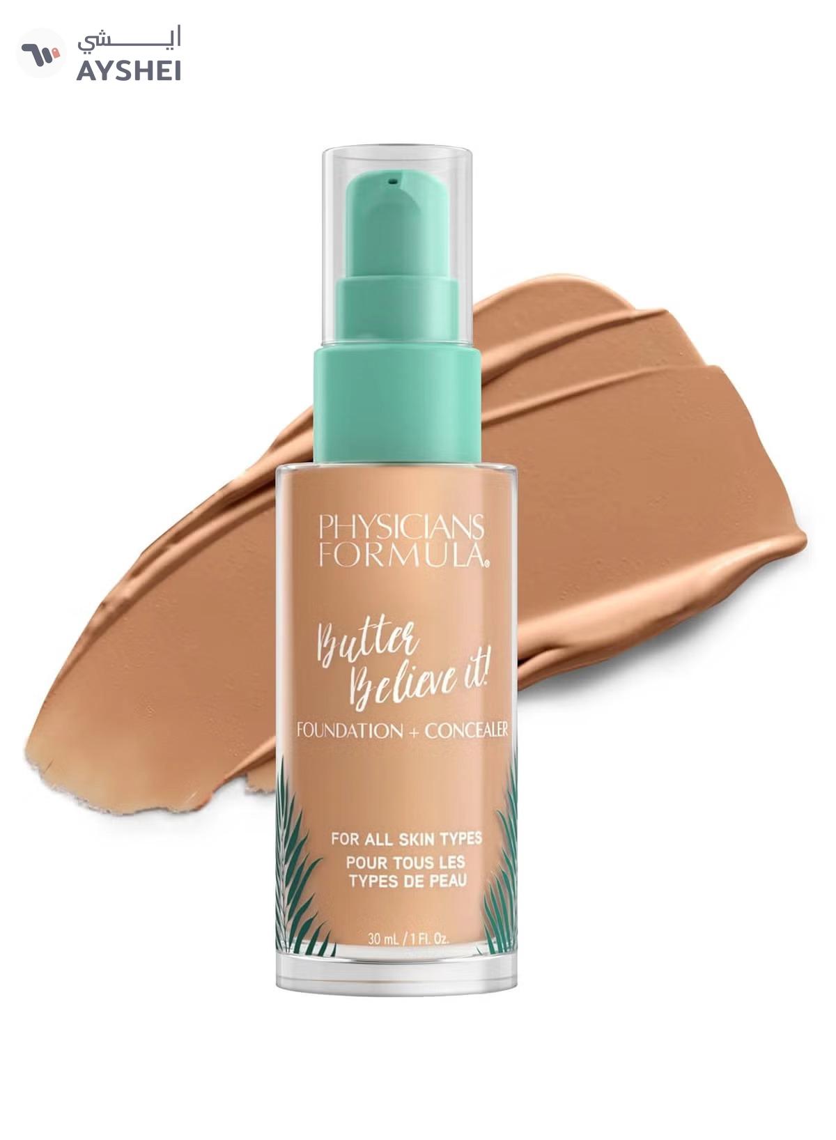Physicians Formula butter believe It Foundation + Concealer Medium-0-0