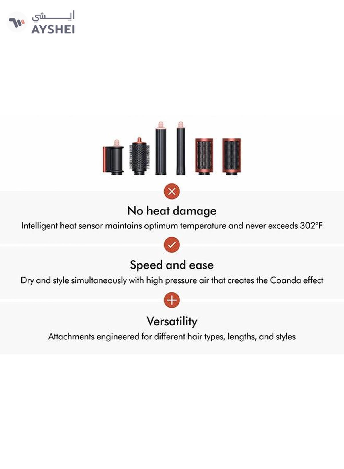 dyson HS05 Airwrap Multi-Styler and Dryer Complete Long (Strawberry Bronze/Blush Pink)-2-2