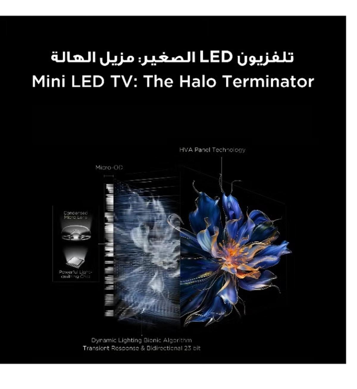 TCL Television 75 Inch Smart TV 4K QD-Mini LED Colorful Quantum Crystal HDR 10+ Gaming Google TV, 144Hz Native Refresh Rate, ONKYO 2.1 Hi-Fi, Dolby Atmos, AI Mode, (2025 Model) 75C6K Black-2-2