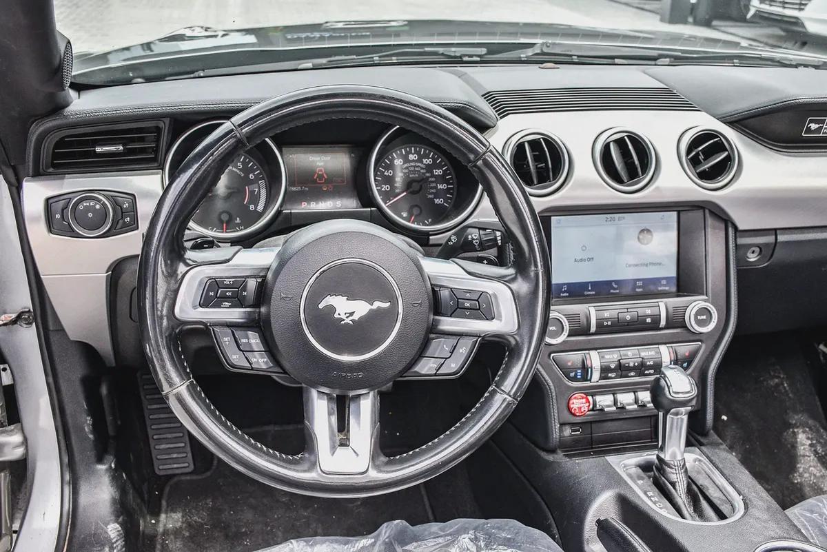 Ford Mustang EcoBoost Premium 2020 | American Specs | 78K KM | Gray | فورد موستينغ ايكو بوست بريميوم-11-11