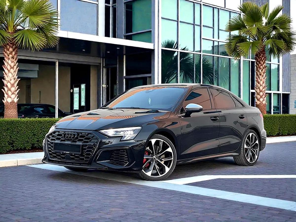 Audi S3 | S-LINE | FULL SERVICE HISTORY | 2024 | GCC | ORIGINAL PAINT | 0% DOWNPAYME-0-0