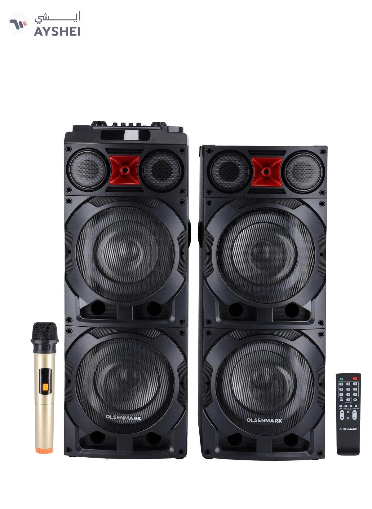 Olsenmark 2.0 Hi-Fi Stereo Speaker System | 10" Woofer | 90000W PMPO | OMMS1290 |-0-0