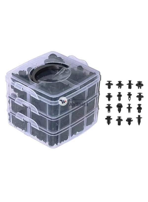 Generic 630-Piece Car Body Push Pin Rivet Set With Tool And Box