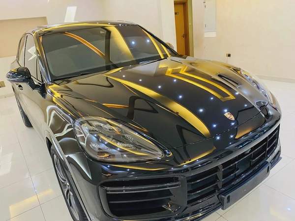 Porsche Cayenne Turbo Model 2018 V8 Gcc only 41000 k.M All services by Ali Sons agency under warr
