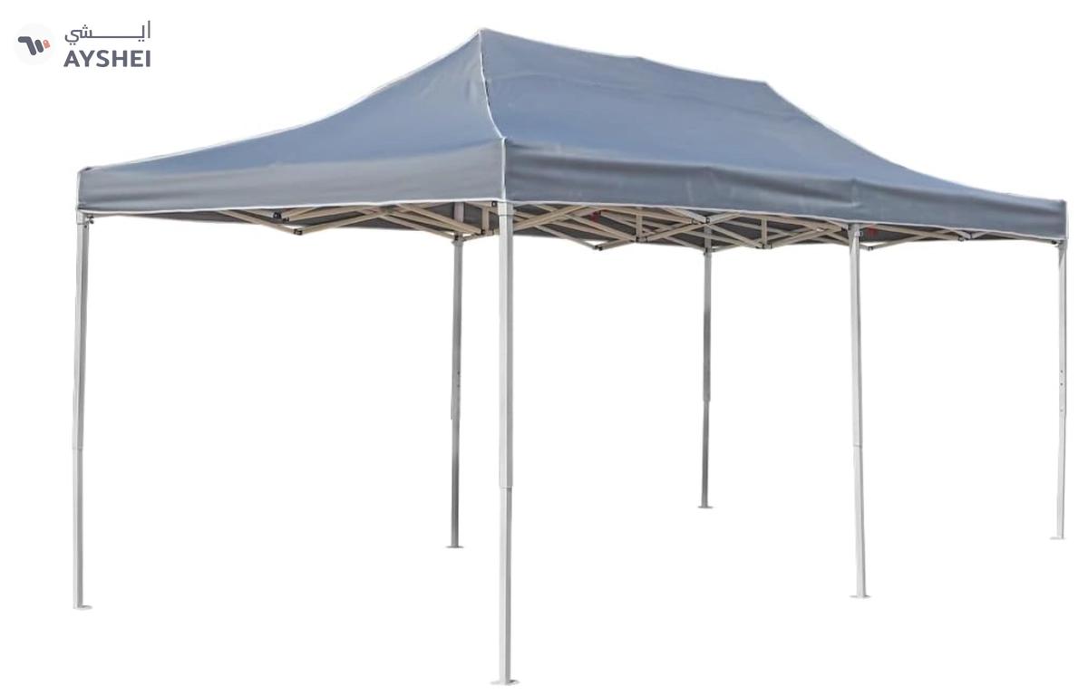 YATAI Pop Up Gazebo Rectangular Portable Canopy Tent 6x3 Meters With 6 Legs Outdoor Garden-0-0