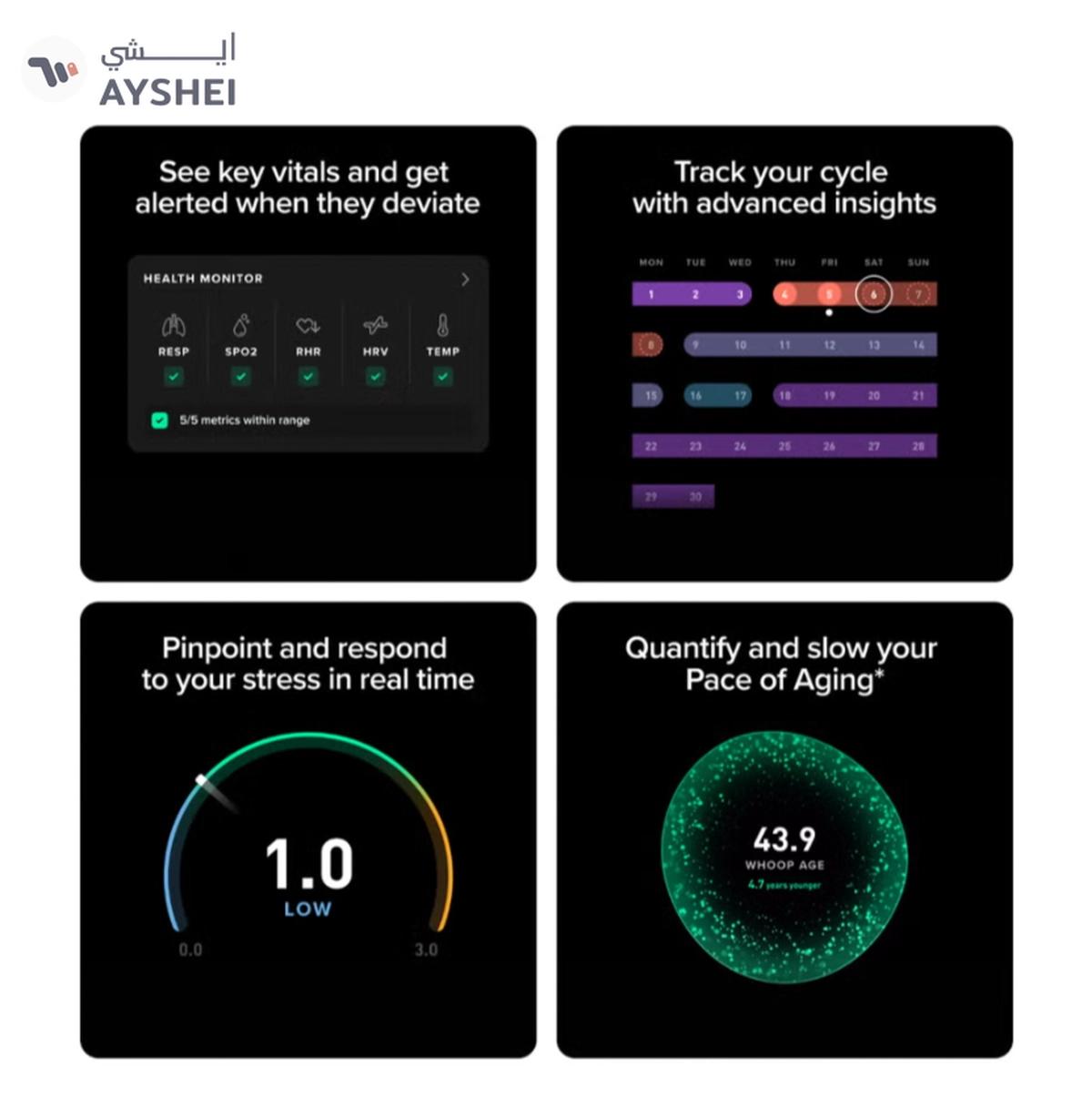 Whoop Peak – 12-Month Membership – 5.0 Health and Fitness Wearable-1-1