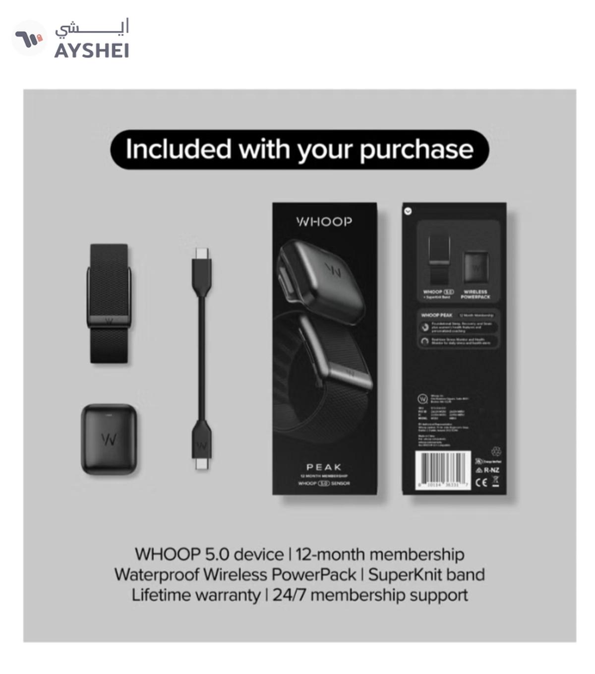 Whoop Peak – 12-Month Membership – 5.0 Health and Fitness Wearable-4-4