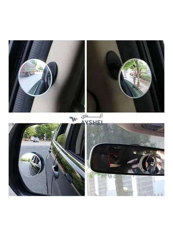 Generic HD 360 Degree Wide Angle Adjustable Car Rear View Convex Mirror Auto Rearview Mirror Vehicle Blind Spot Rimless Mirrors