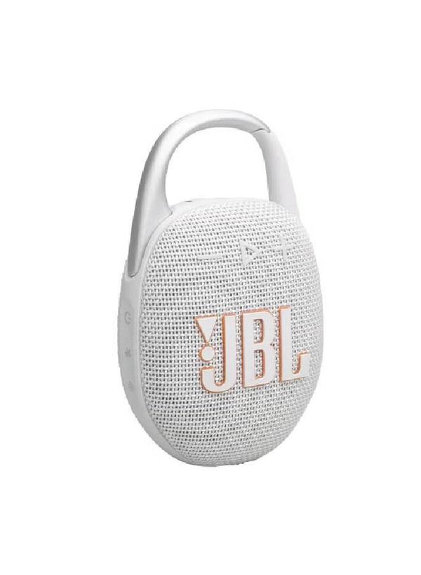 JBL Clip 5-Portable Waterproof Speaker White