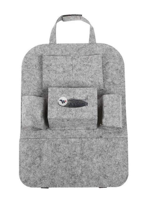 Generic Car Back Seat Organizer Pockets Grey