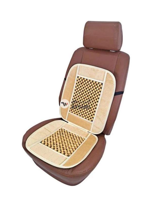 Generic Wooden Bead Detail Car Seat Cushion