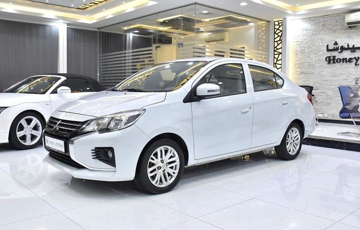 Mitsubishi Attrage ( 2021 Model ) in White Color GCC Specs-6-6