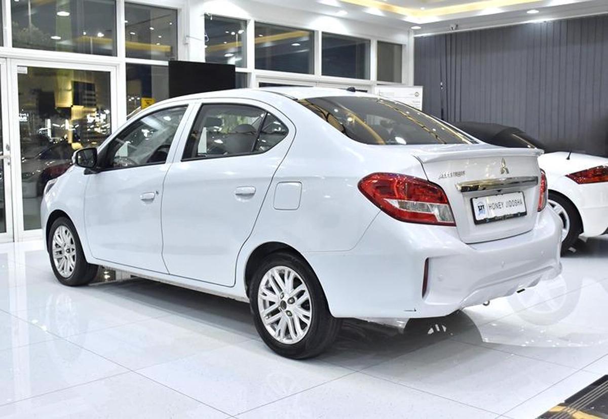 Mitsubishi Attrage ( 2021 Model ) in White Color GCC Specs-4-4