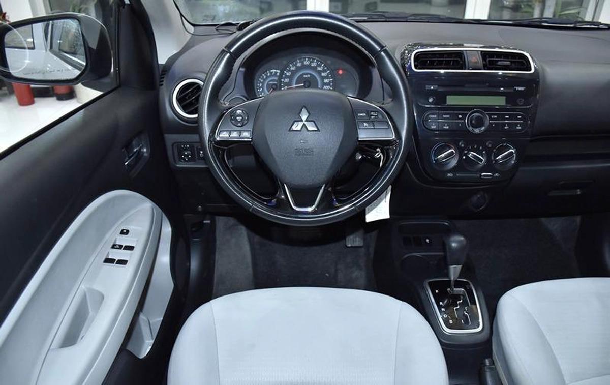 Mitsubishi Attrage ( 2021 Model ) in White Color GCC Specs-11-11