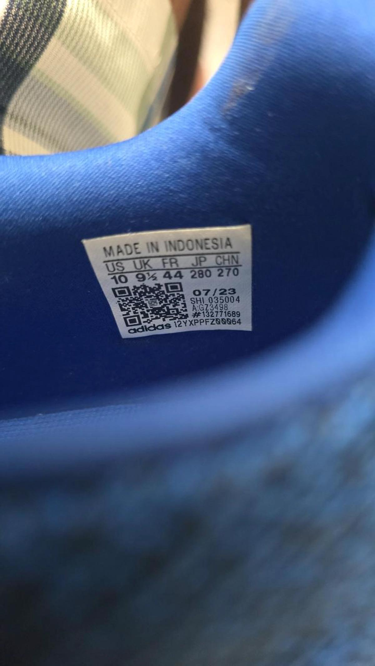 Adidas Originals Men Swift Run 22 Royal Blue White Size 44/ 9.5 /10-3-3