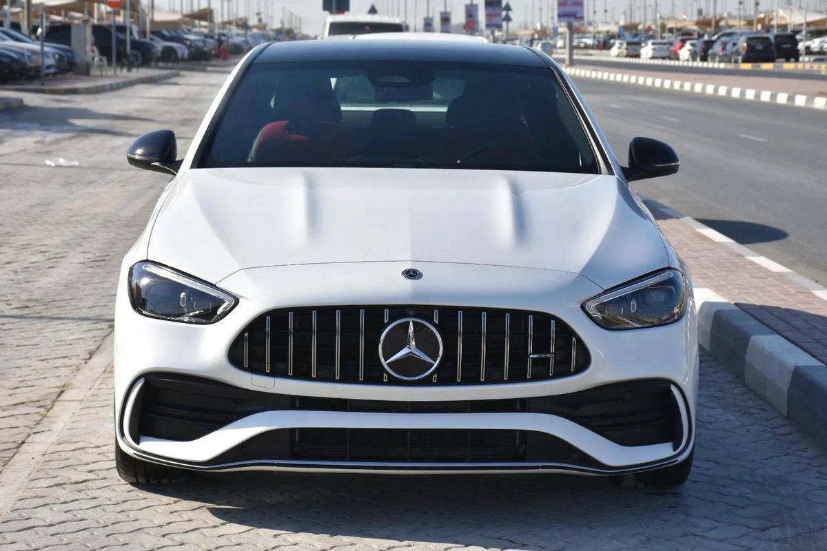 MERCEDES BENZ AMG C43 2023 | WHITE-4-4