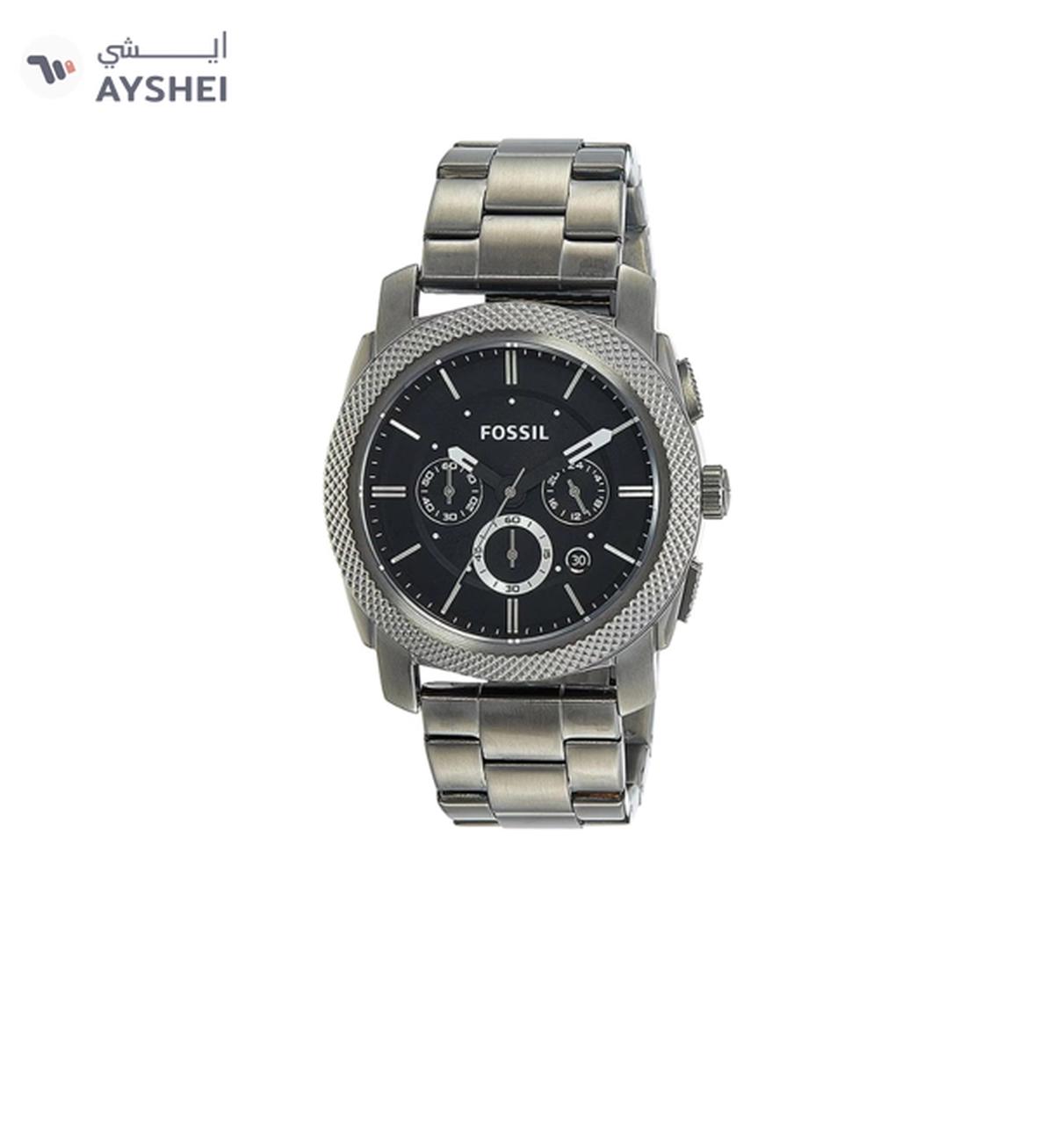 Fossil Men's Water Resistant Analog Watch FS4662 - 42 mm - Silver-0-portrait