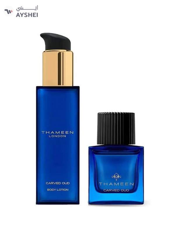 Thameen Treasure Collection Carved Oud Unisex Set Extrait De Parfum 50ml + Bl 100ml