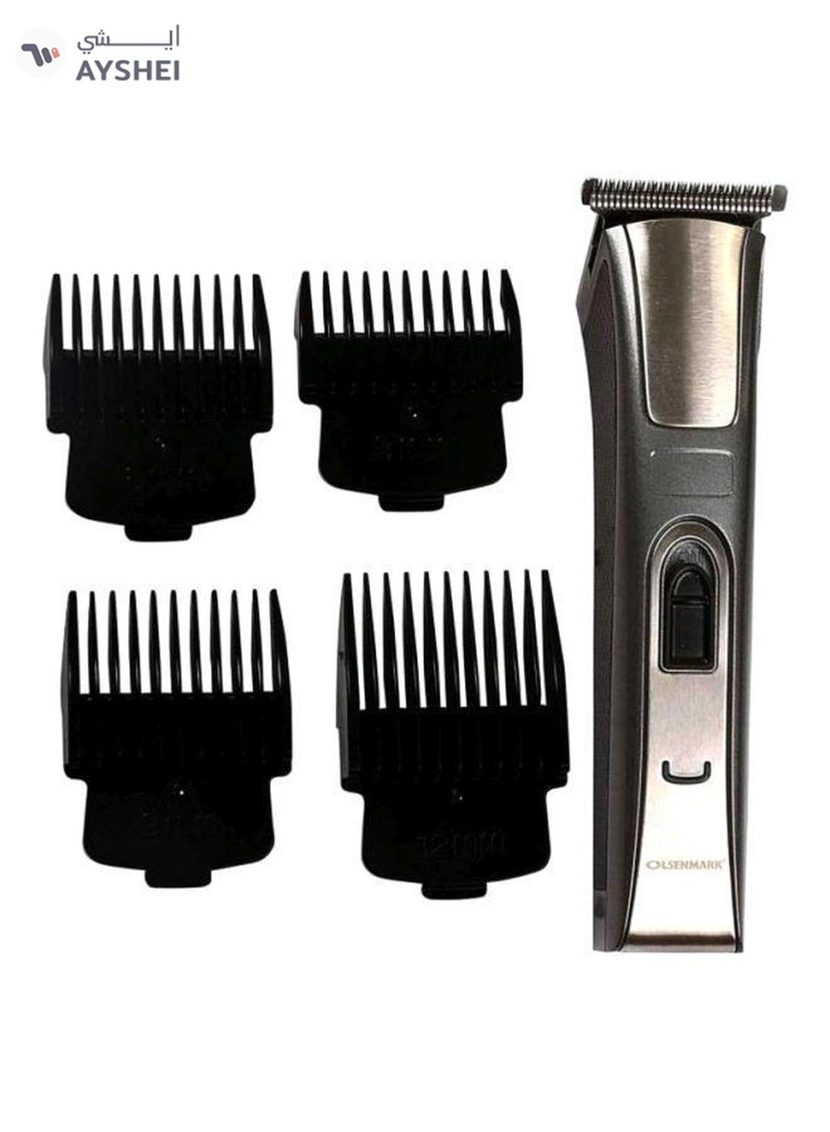 Olsenmark Rechargeable Hair Trimmer Black/Silver-0-portrait