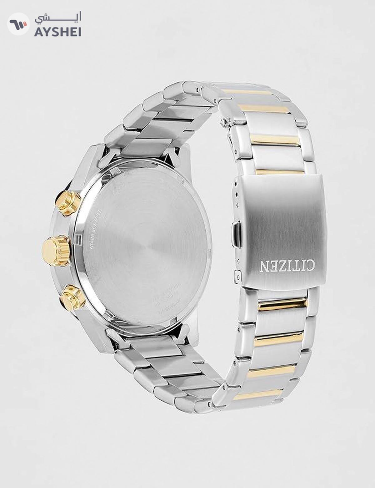 Citizen Chronograph Quartz Green Dial Stainless Steel Men's Watch AN3689-55X-4-4