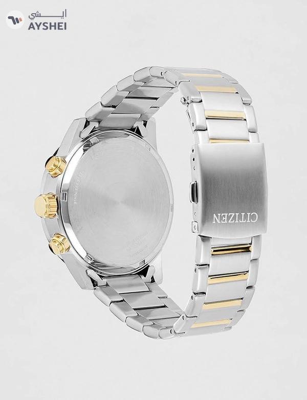 Citizen Chronograph Quartz Green Dial Stainless Steel Men's Watch AN3689-55X