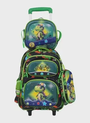 PARAJOHN KiddoKit Character School bag -Green