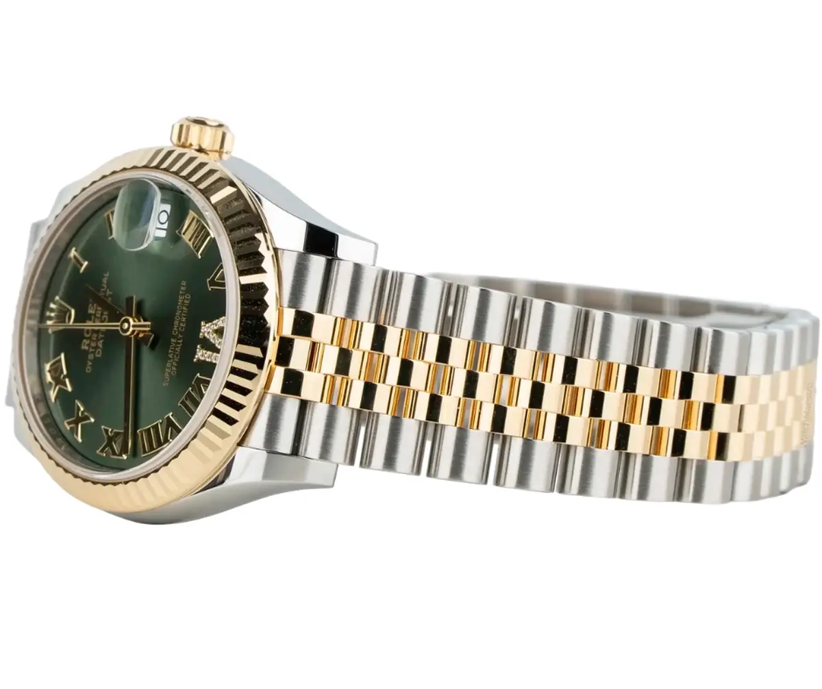 Rolex Datejust 31 | Green Roman VI Diamond Dial 31mm | Condition: New | Year of production 2025 | Original box | Original papers-2-2