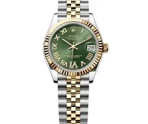 Rolex Datejust 31 | Green Roman VI Diamond Dial 31mm | Condition: New | Year of production 2025 | Original box | Original papers