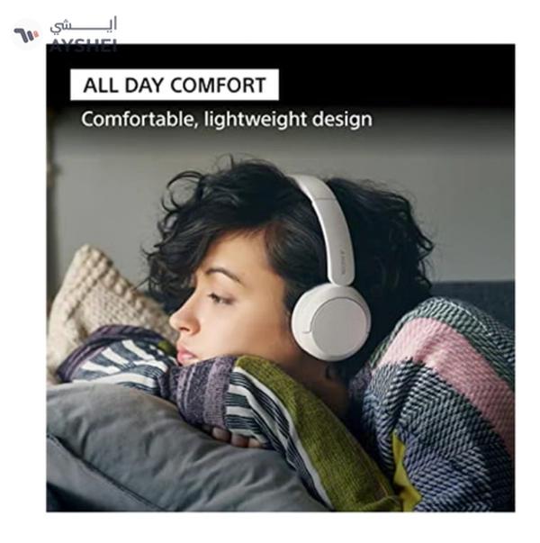 Sony WH-CH520 Wireless Bluetooth On Ear With Mic For Phone Call White