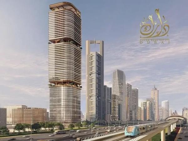 Furnished 1BR Apartment | Sol Luxe SZR | Panoramic Burj & Sea Views