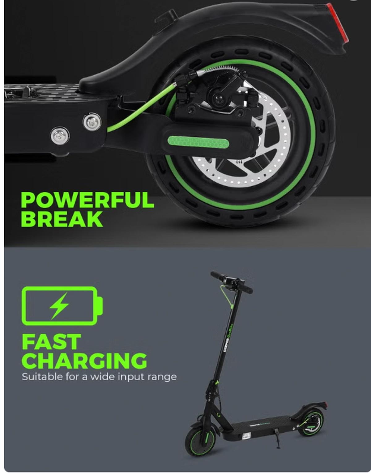 GEEPAS Electric Scooter with Suspension Digital LED Display-6-6