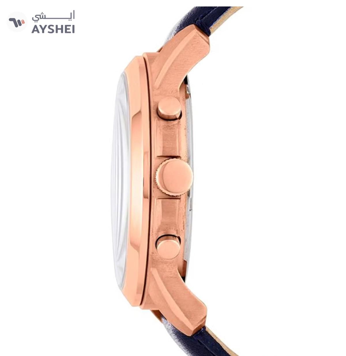 FOSSIL Men's Grant Water Resistant Chronograph Watch FS4835 - 44 mm - Blue-1-portrait