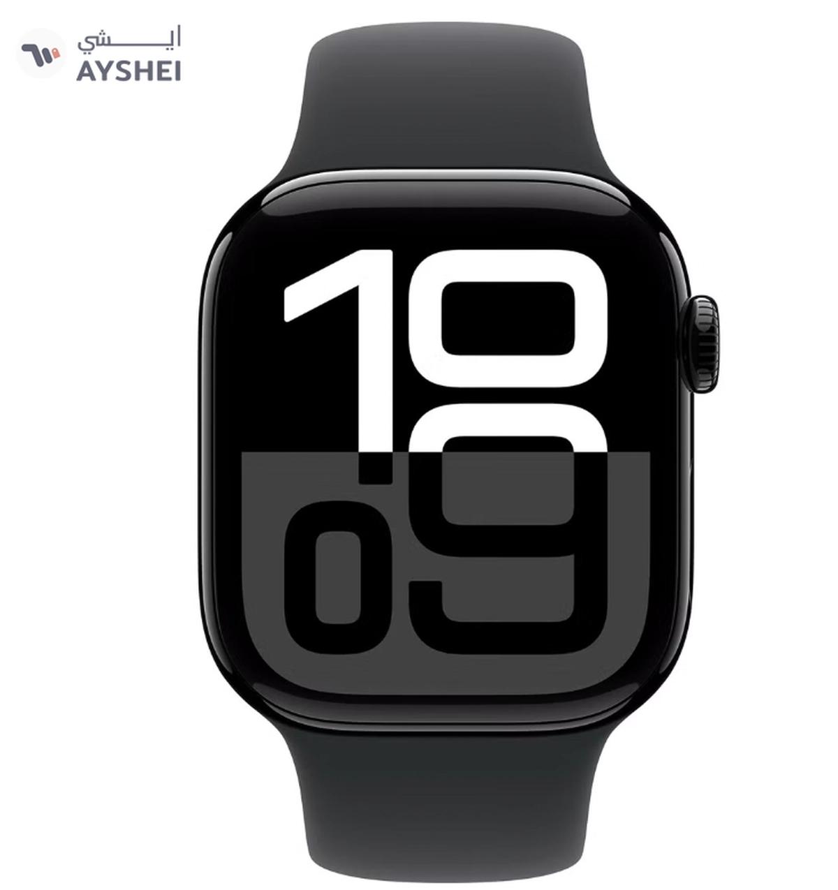 Apple Watch Series 10 GPS 46mm Jet Black Aluminium Case With Black Sport Band-2-2