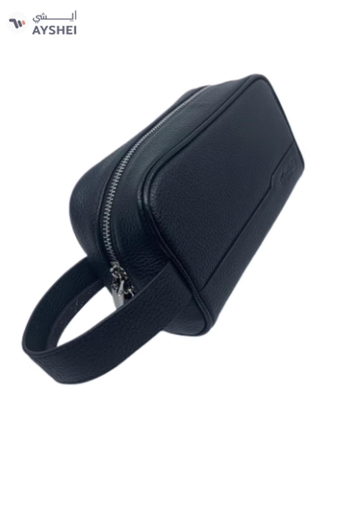 Classic Milano Leather Travel Toiletry Bag, Hand Bag, and Clutch Bag for Men and Women-0-portrait