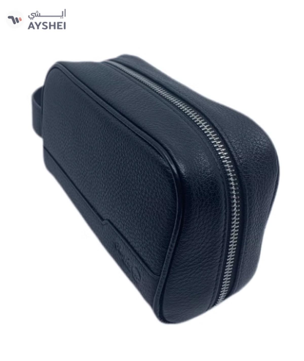 Classic Milano Leather Travel Toiletry Bag, Hand Bag, and Clutch Bag for Men and Women-1-1