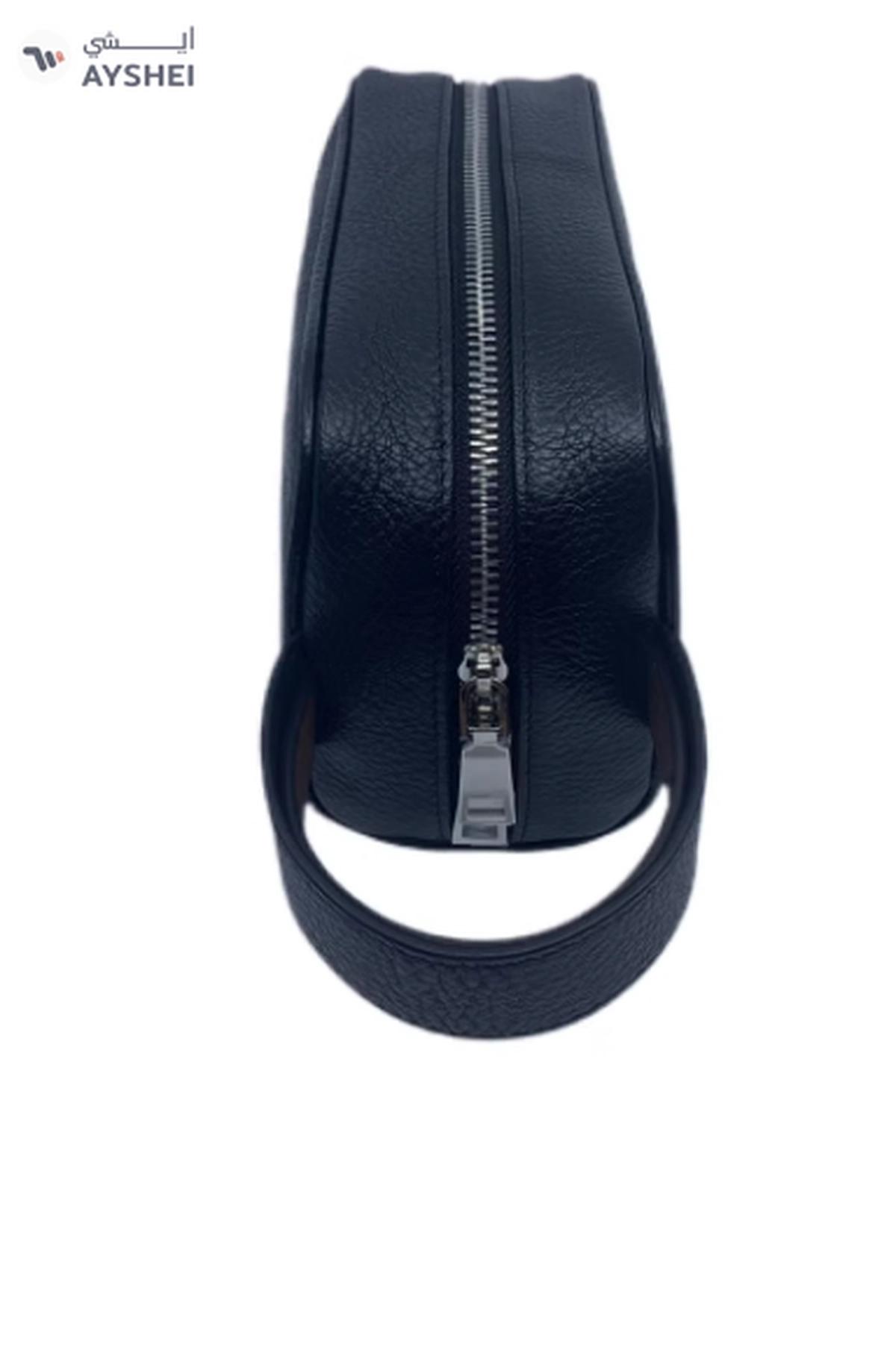 Classic Milano Leather Travel Toiletry Bag, Hand Bag, and Clutch Bag for Men and Women-1-portrait