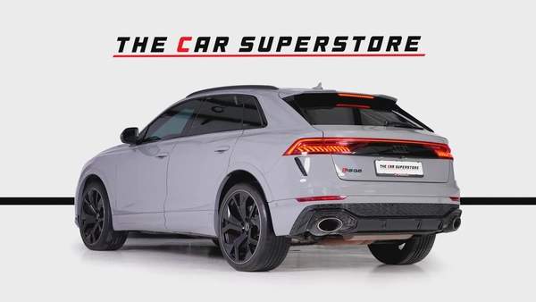 Audi RSQ8-GCC-Nardo Grey-AKRAPOVIC Sports Exhaust System-Black Interior