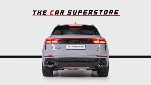 Audi RSQ8-GCC-Nardo Grey-AKRAPOVIC Sports Exhaust System-Black Interior