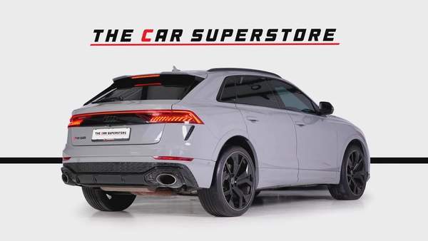 Audi RSQ8-GCC-Nardo Grey-AKRAPOVIC Sports Exhaust System-Black Interior