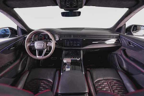 Audi RSQ8-GCC-Nardo Grey-AKRAPOVIC Sports Exhaust System-Black Interior