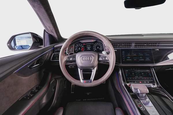 Audi RSQ8-GCC-Nardo Grey-AKRAPOVIC Sports Exhaust System-Black Interior