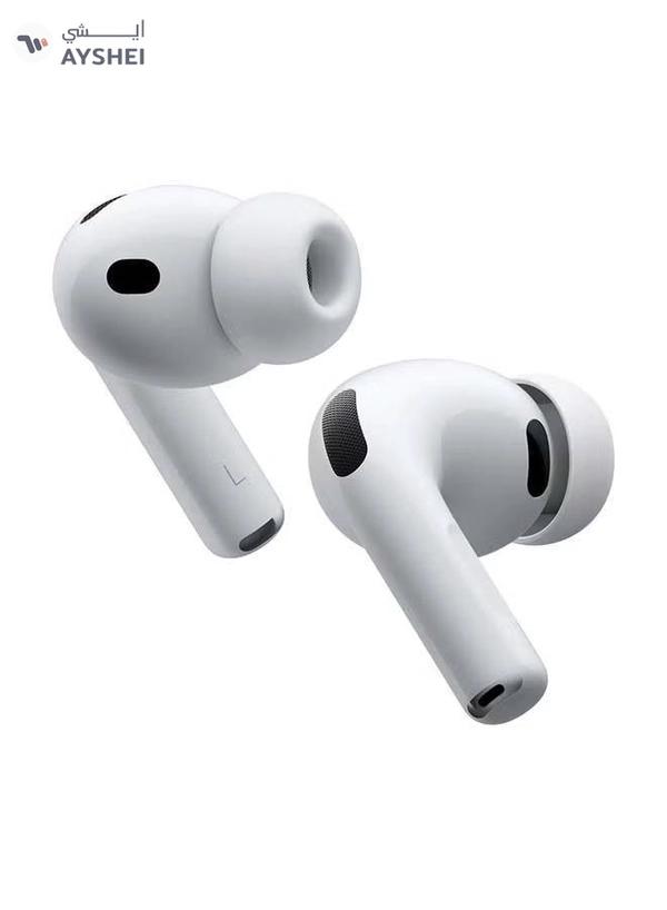 Apple AirPods Pro 3 Wireless Earbuds, Bluetooth Headphones, Active Noise Cancellation, Hearing Test, Hearing Aid,Hearing Protection features, Heart rate sensing during workouts, Live Translation, High-Fidelity Sound, H2 Chip, USB-C Charging - White