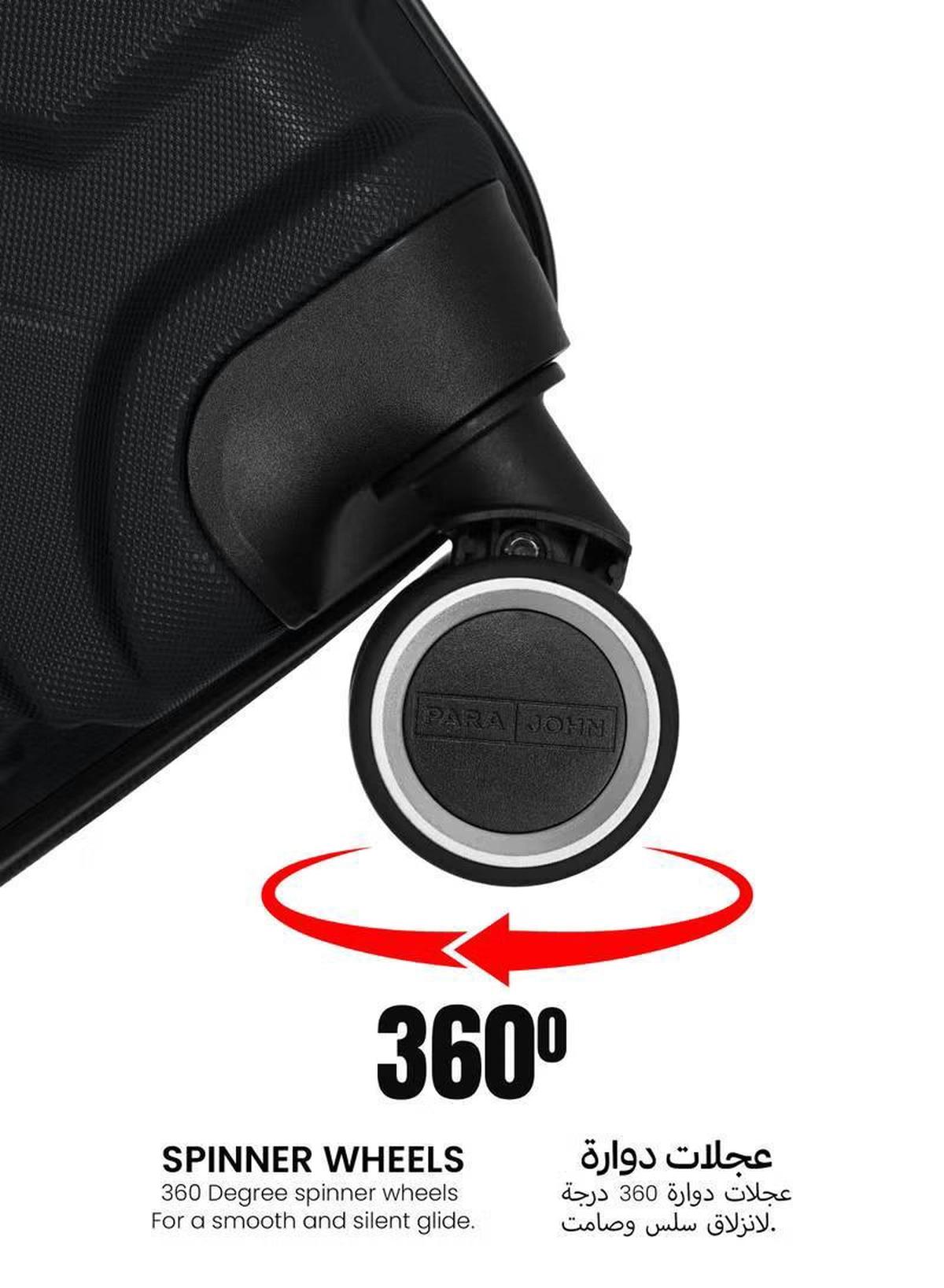 PARAJOHN Expedition Series ABS Material 3-Piece Hardsided Luggage Set-1-portrait