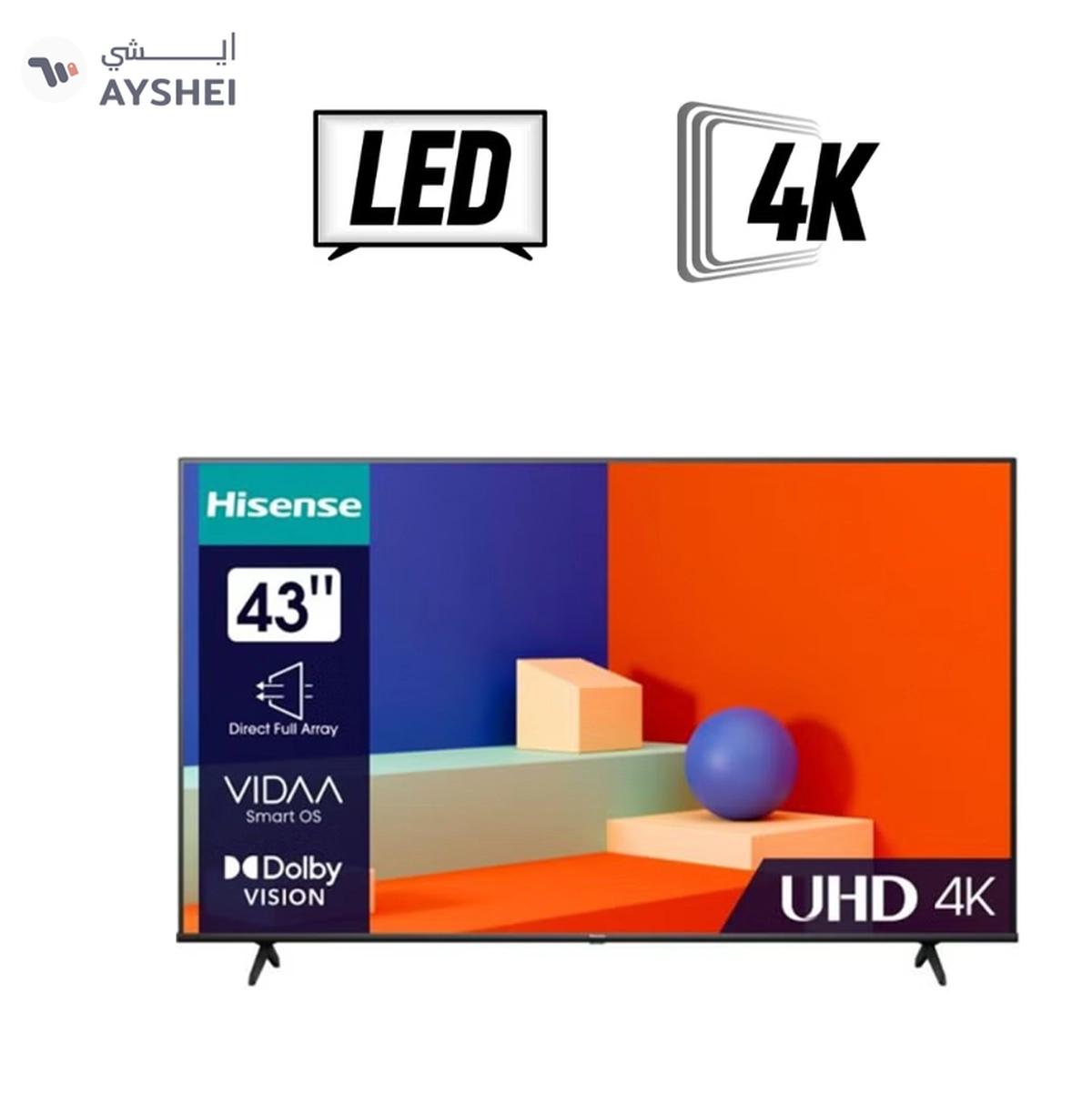 Hisense 4K UHD Smart Television 43 Inch 2023 Model 43A62KS Black-0-portrait