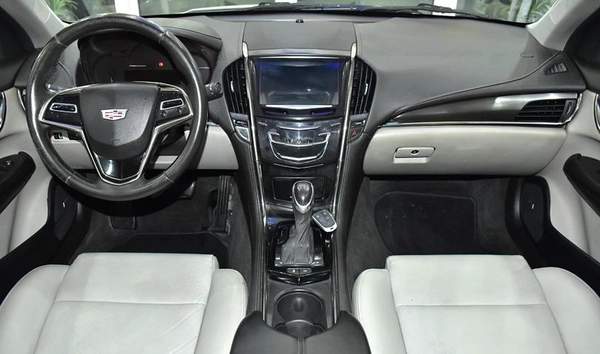 Cadillac ATS ( 2015 Model ) in White Color GCC Specs