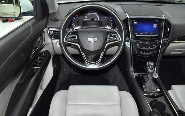 Cadillac ATS ( 2015 Model ) in White Color GCC Specs