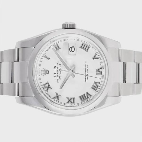 Rolex DateJust 116200 Full Set Box Papers roman dial