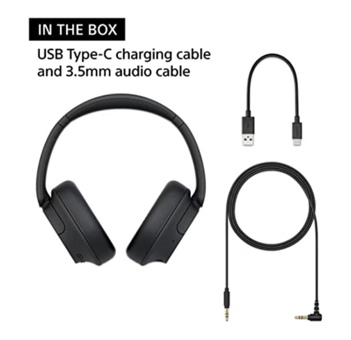 Sony WH-CH720 Noise Cancelling Wireless Headphones Bluetooth Over The Ear With Mic-3-3