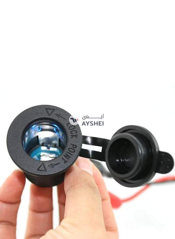 LESHP 12V Power Socket Cigarette Lighter