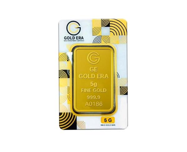 Gold Era 24K (999.9) 5G Gold Bar - Variable Design